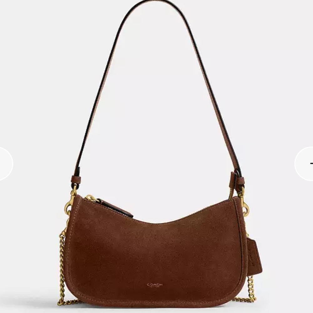Coach Suede Waverly Bag